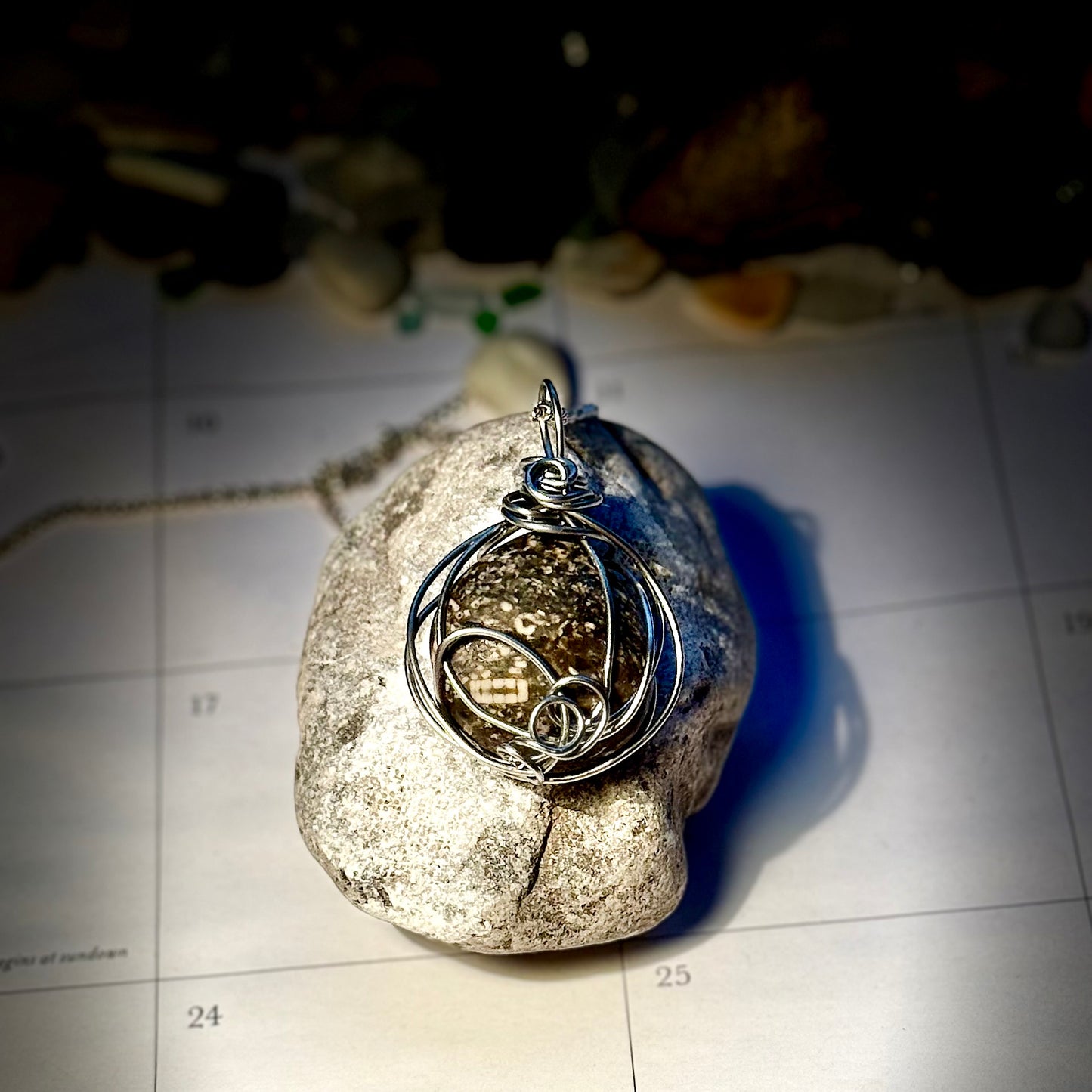 Crinoid ‘Fossil Soup’ Pendant