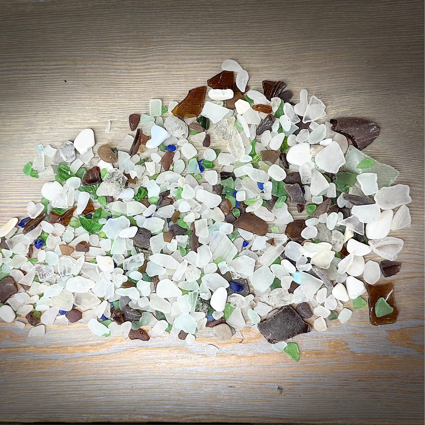 1lb bag of mixed Lake Erie beach glass (shipped)