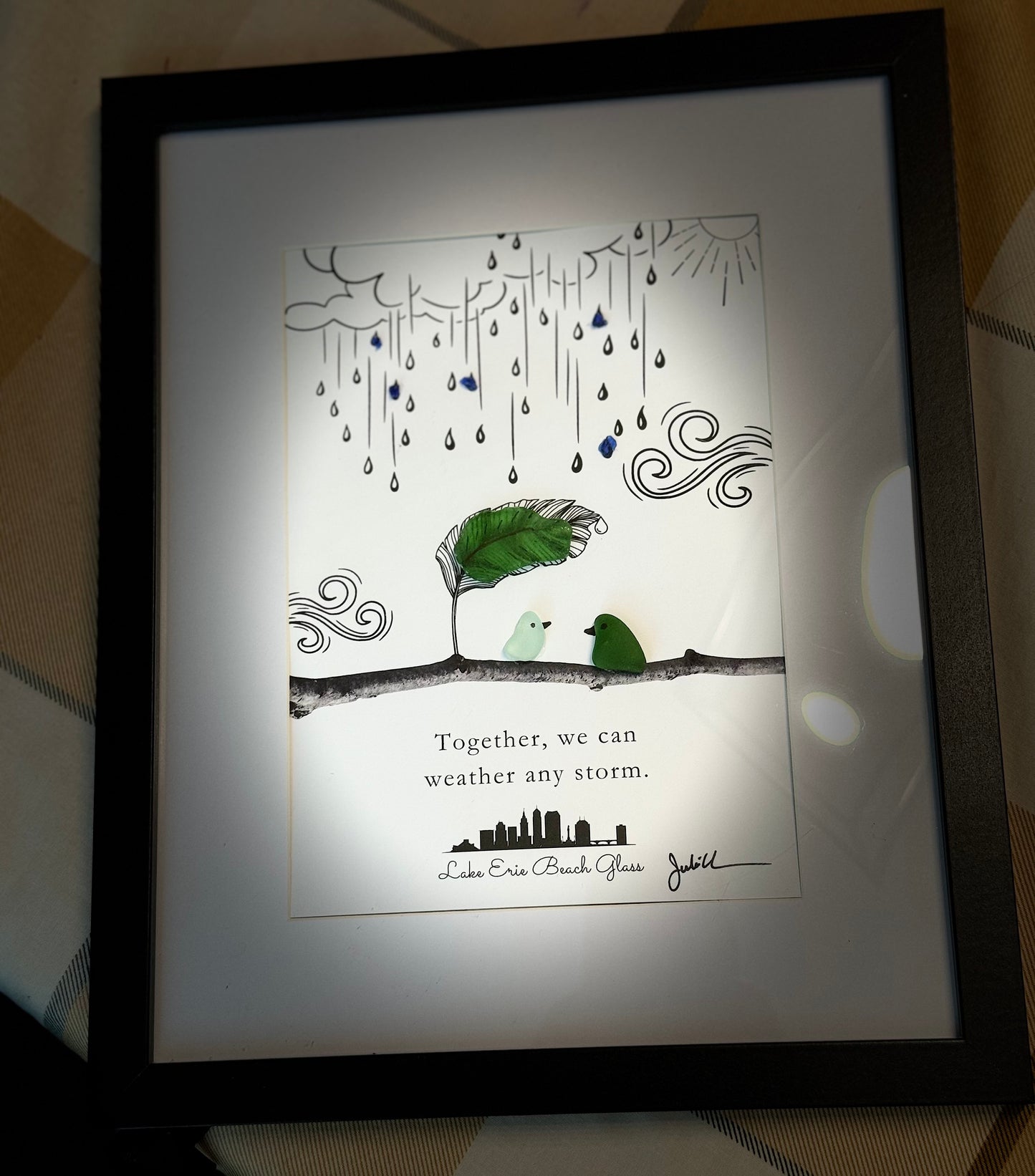 Beach Glass Art Print - 5x7, frame-ready