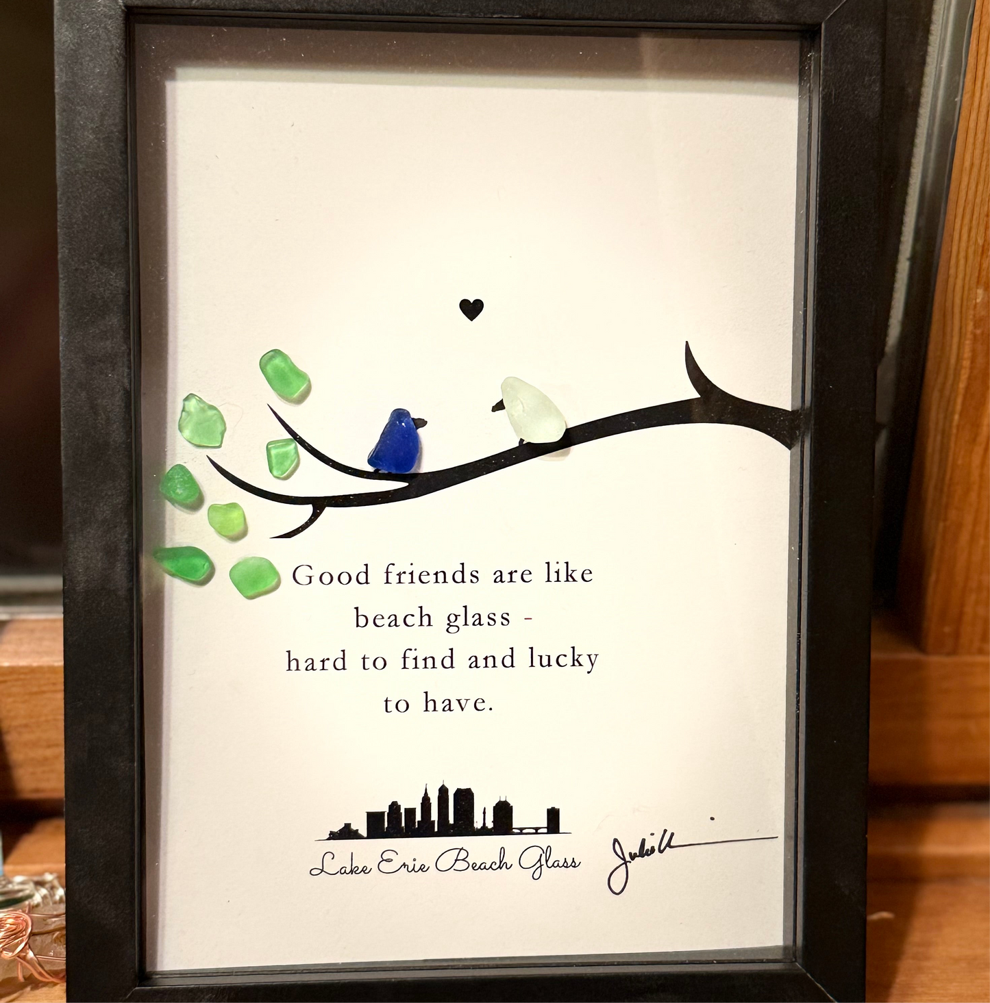 Beach Glass Art Print - 5x7, frame-ready