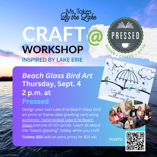 Tickets for Beach Glass Bird Art: Erie, PA 9/4 at 2 p.m.