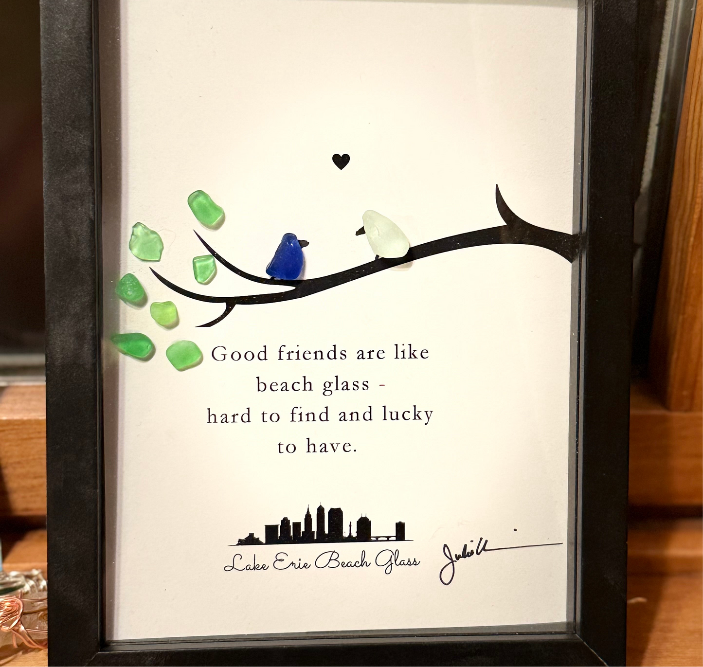 Beach Glass Art Print - 5x7, frame-ready